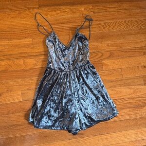 Periwinkle Romper Dress